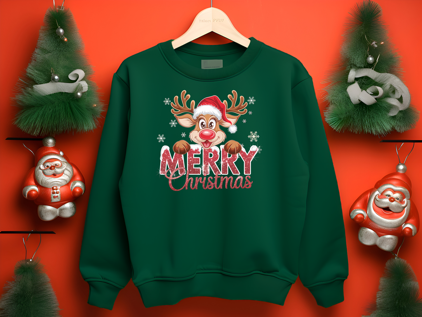 Stay Festive with Our Vintage Rudolph Christmas Sweater.