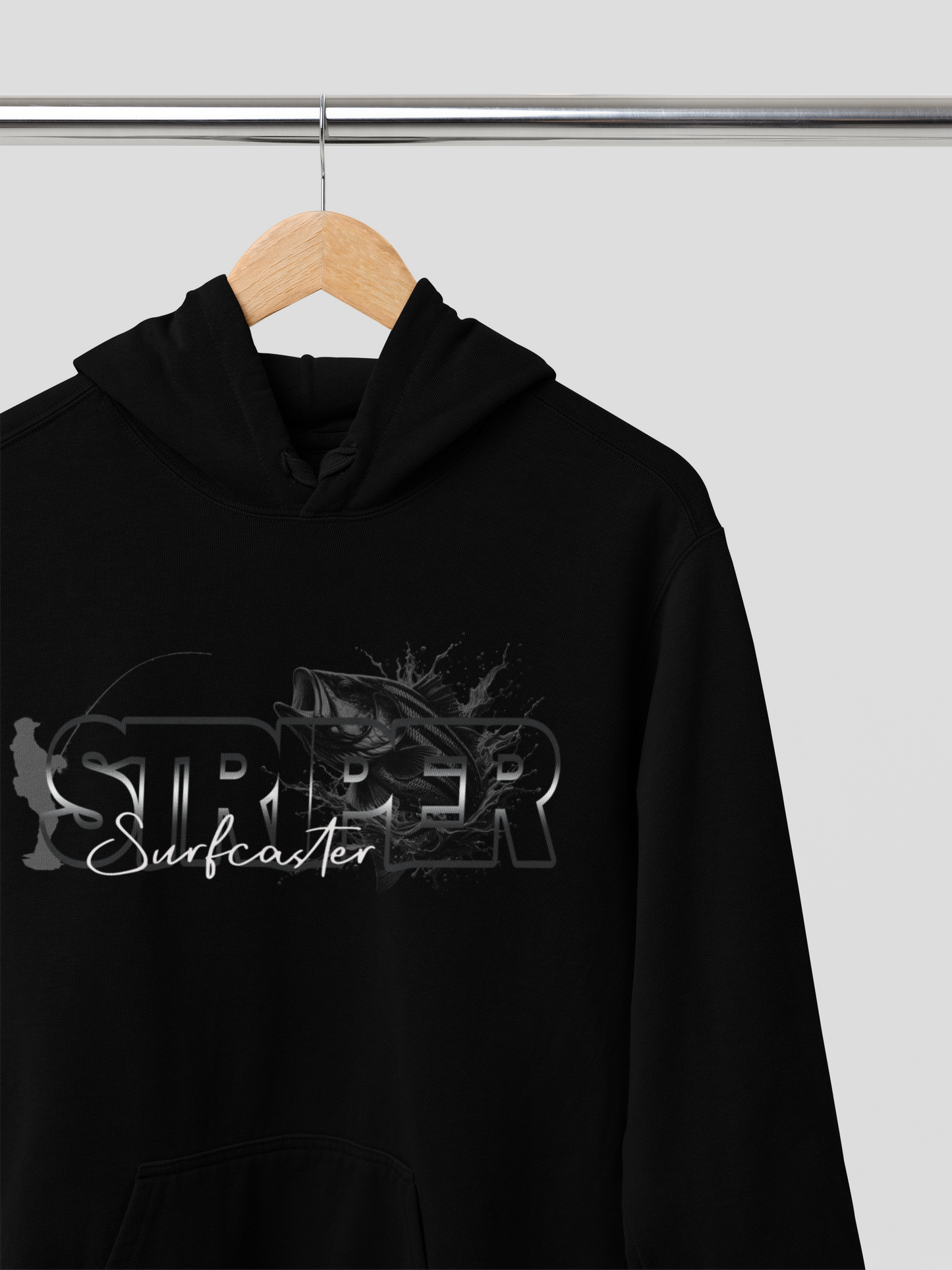 Bay Area Surfcaster’s STRIPER Pullover Hoodie.
