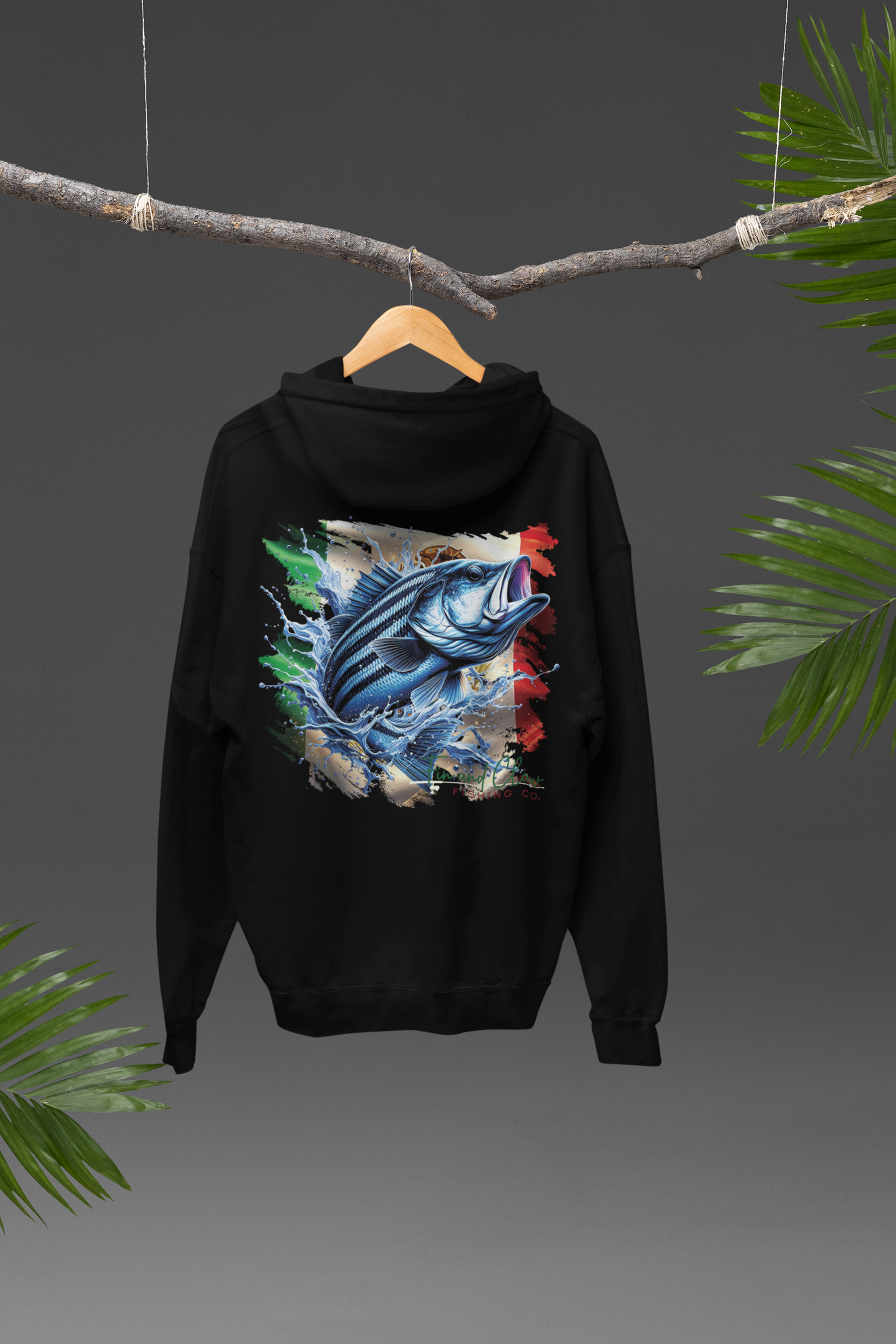 Striper Season Vida Fin and Claw Fishing Co. Pullover Hoodie