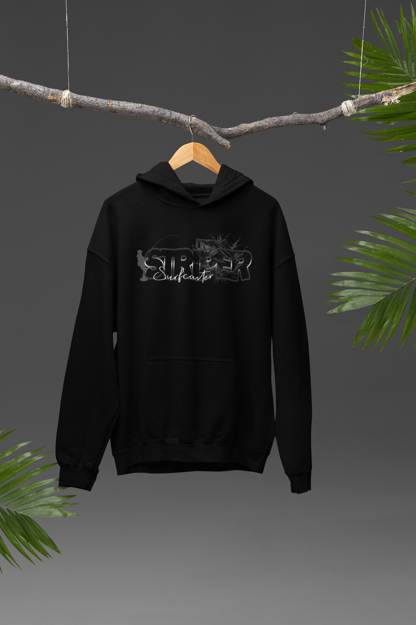 Bay Area Surfcaster’s STRIPER Pullover Hoodie.
