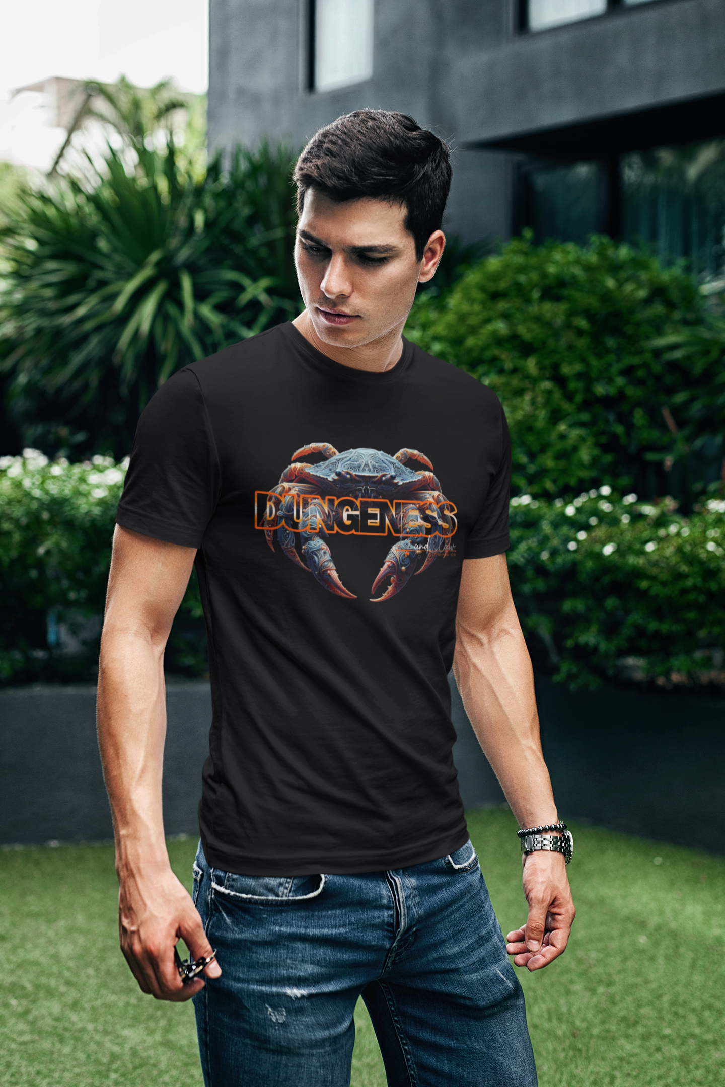 Tribal Dungeness Crab Tee – Summer Collection.