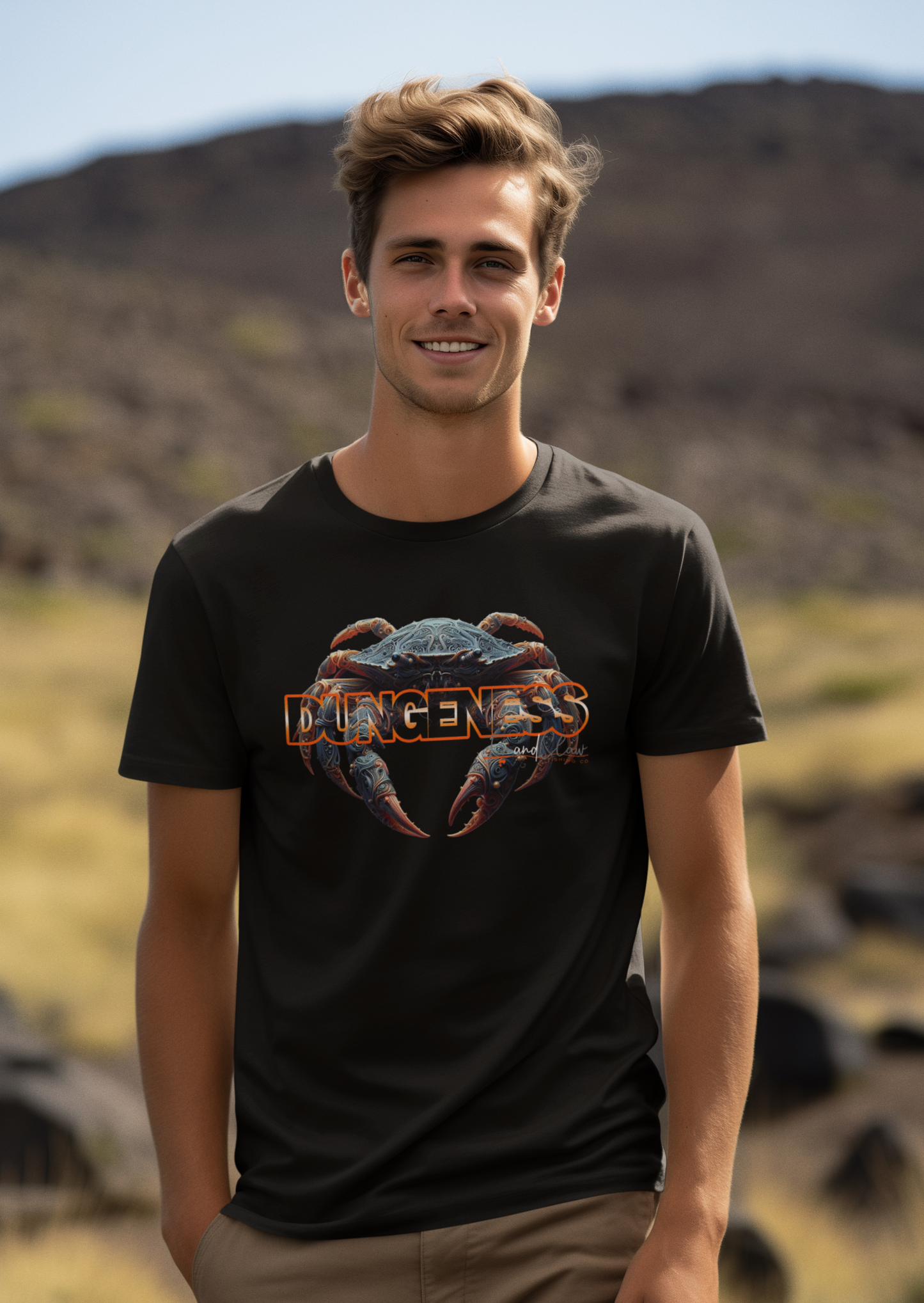 Tribal Dungeness Crab Tee – Summer Collection.