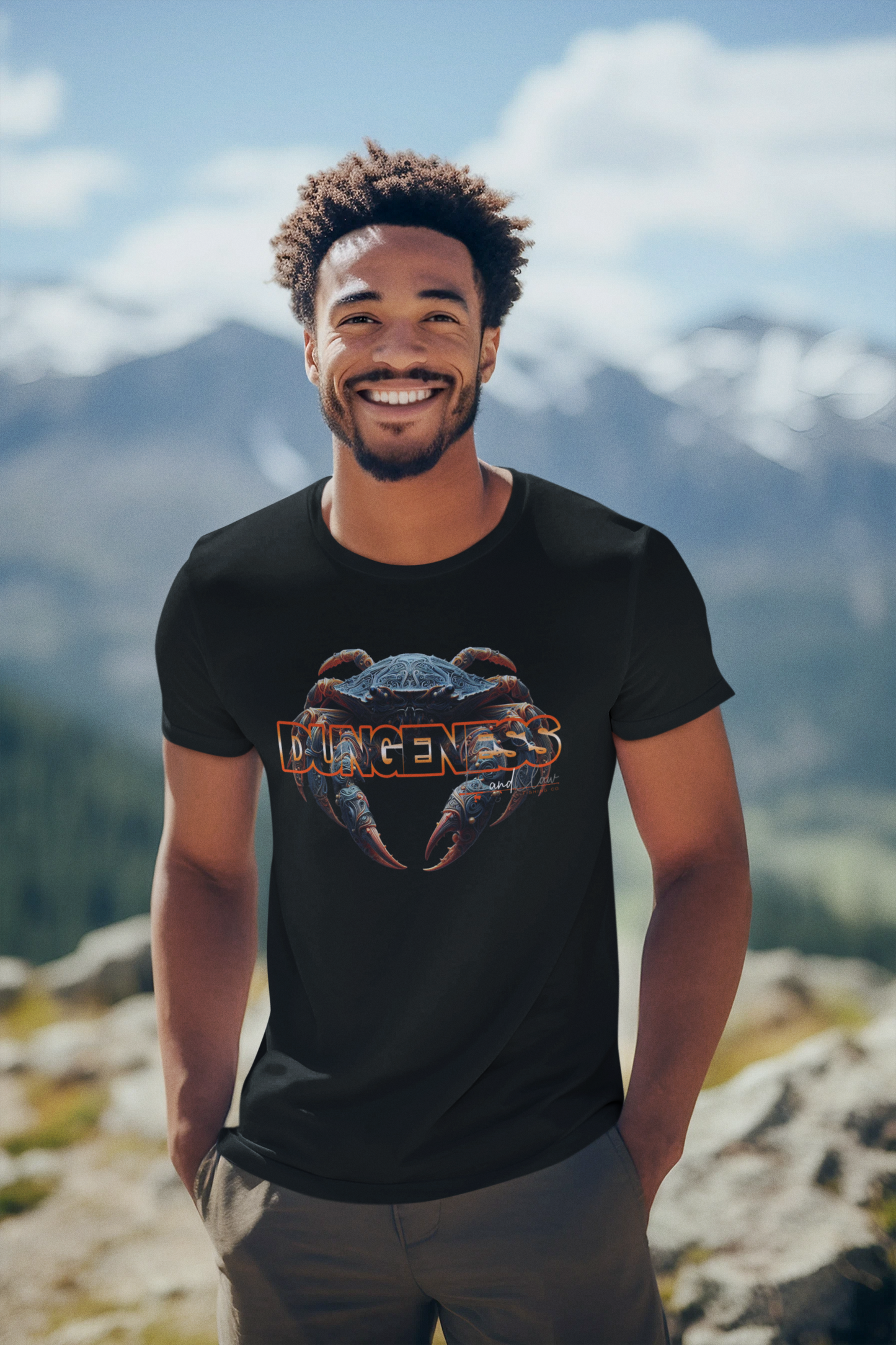 Tribal Dungeness Crab Tee – Summer Collection.