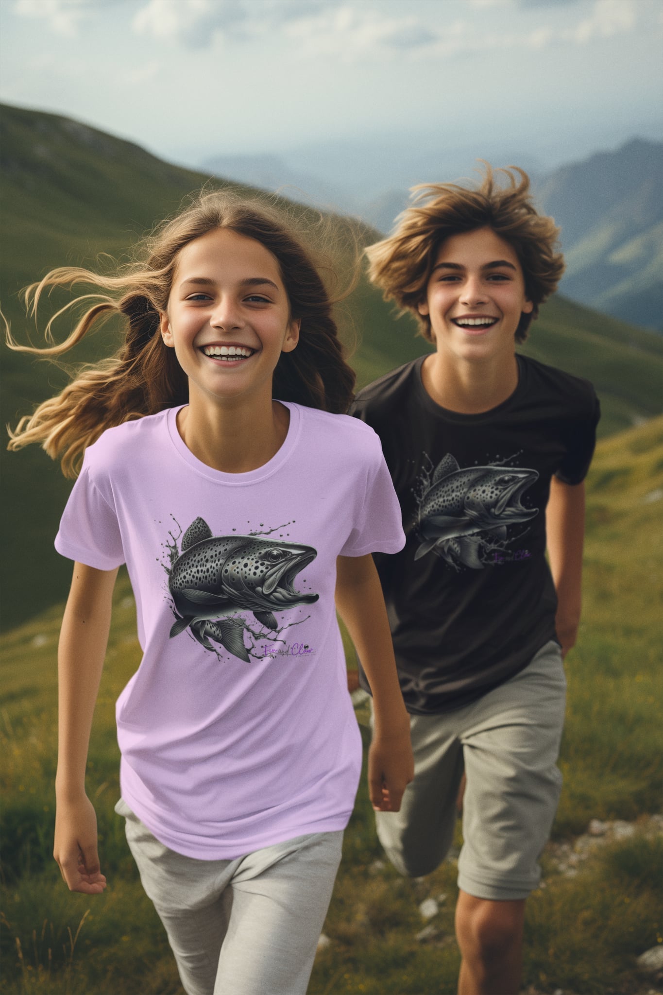 Trout T-Shirt for Big Kids