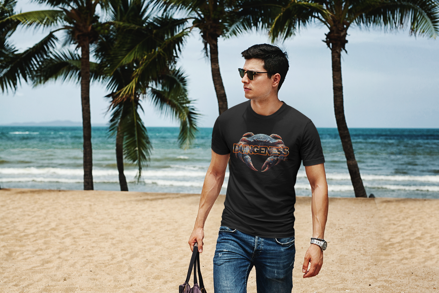 Tribal Dungeness Crab Tee – Summer Collection.