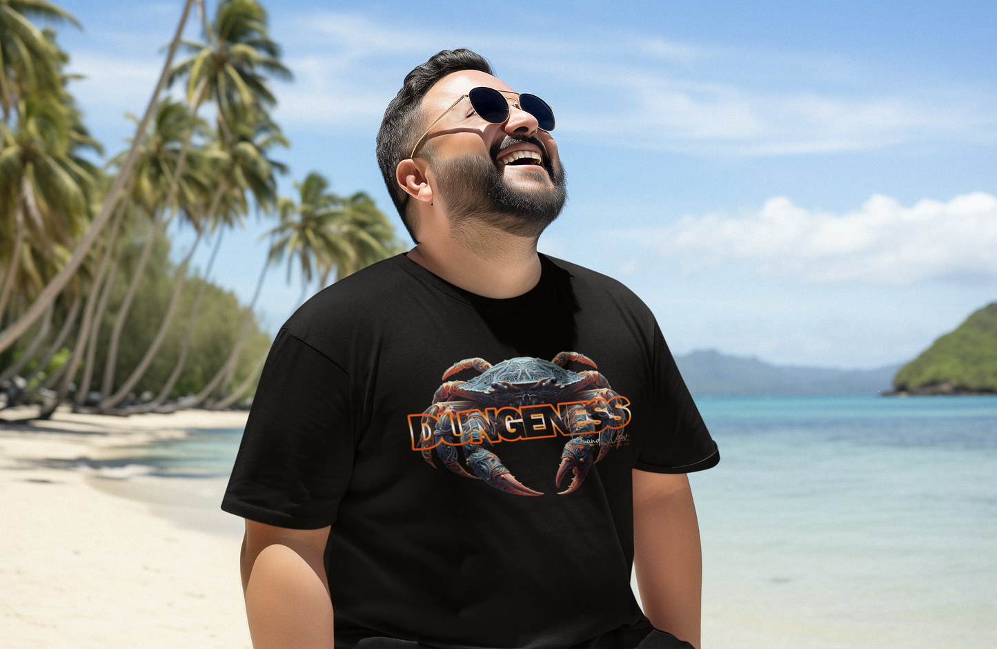 Tribal Dungeness Crab Tee – Summer Collection.