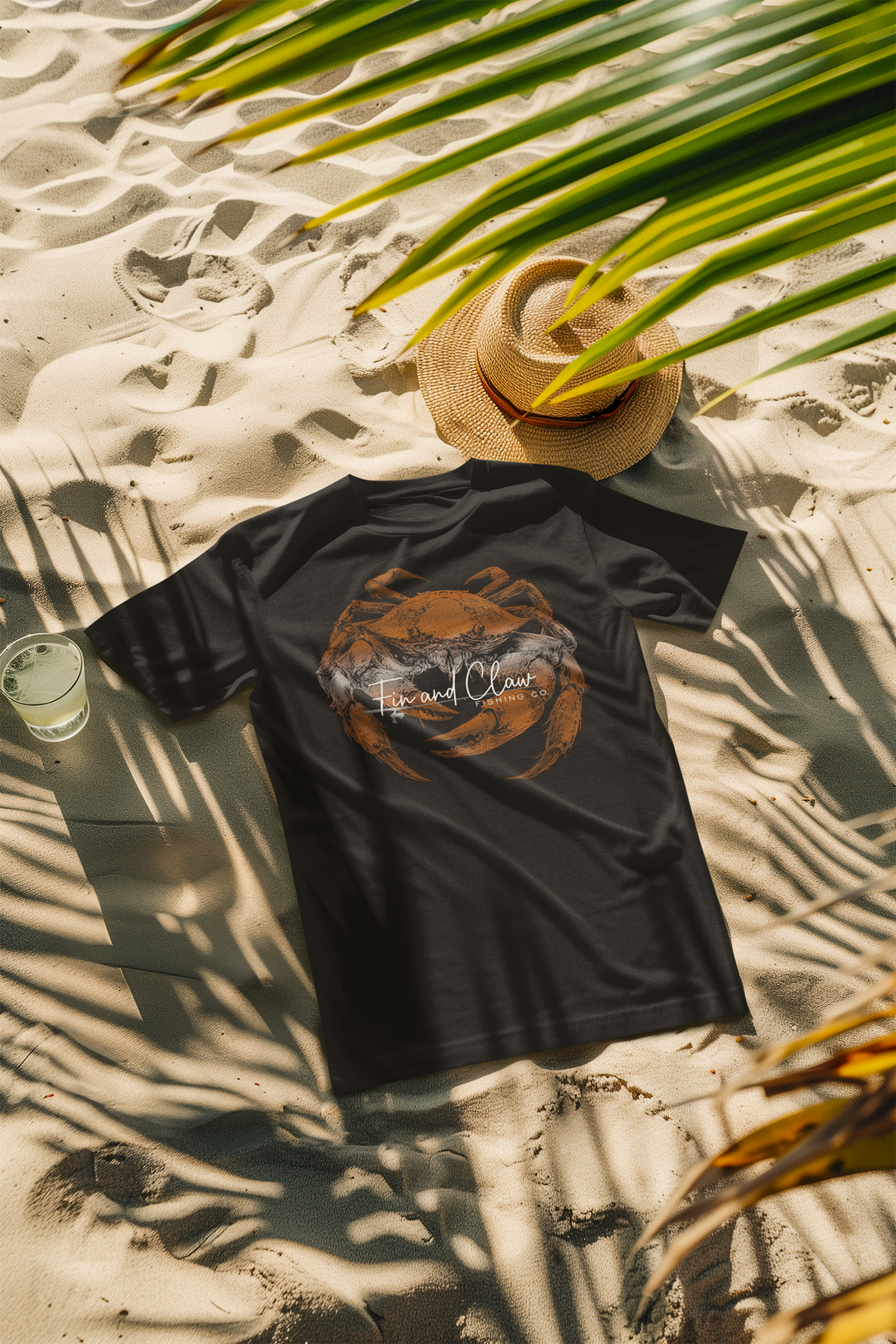 Dungeness Crab Unisex Graphic Shirt for Men and Women, Ocean Sea Life Apparel by Fin and Claw Fishing Co..