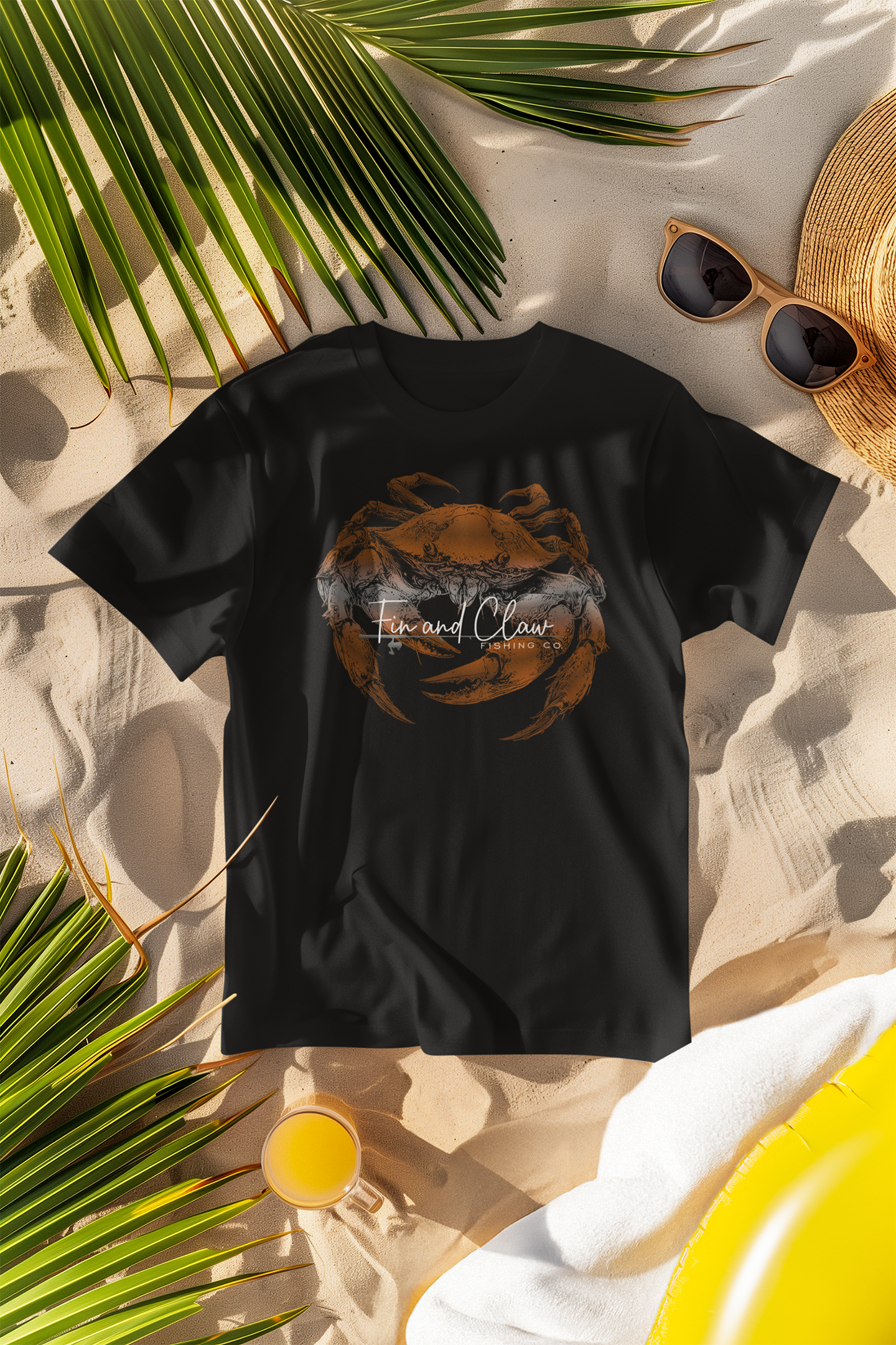 Dungeness Crab Unisex Graphic Shirt for Men and Women, Ocean Sea Life Apparel by Fin and Claw Fishing Co..