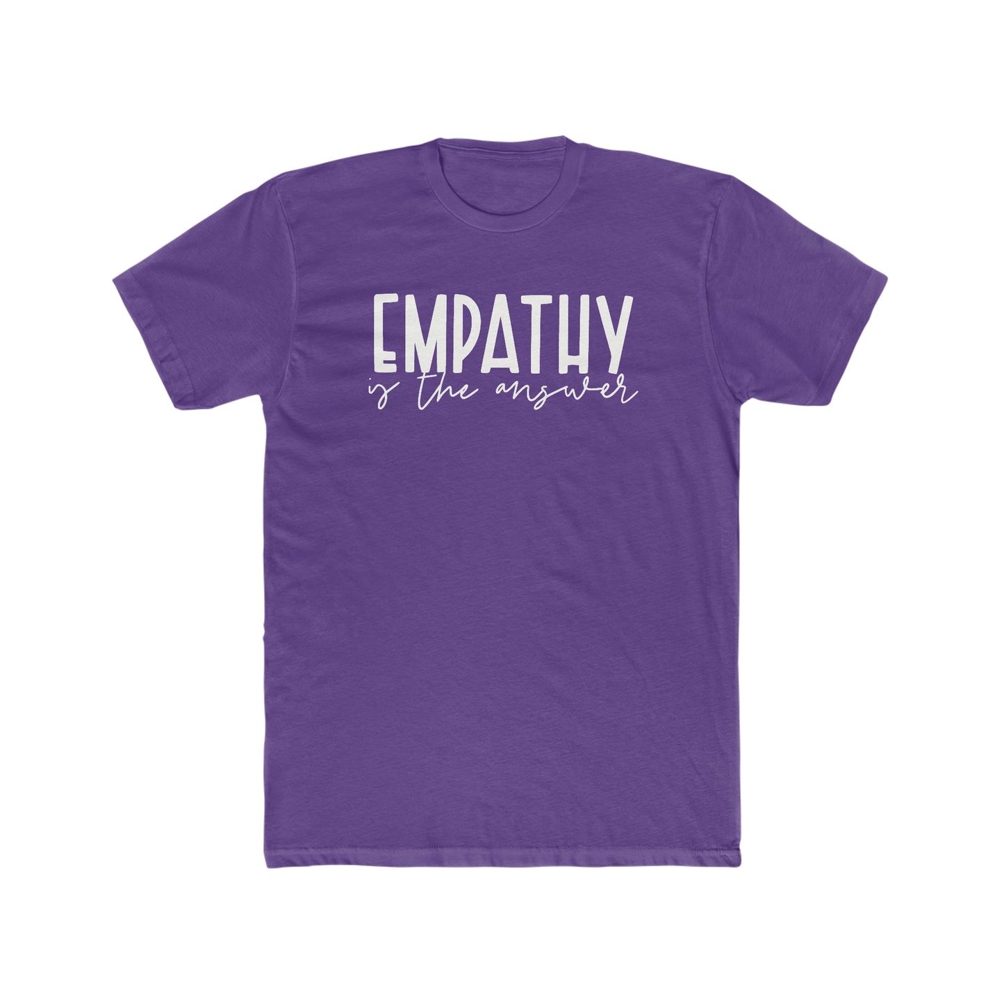 Motivational Men's T-shirt - Empathy is the Answer