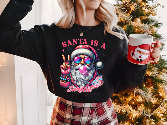 "Swiftie Santa" Sweater – Festive Fun for Every Swiftie