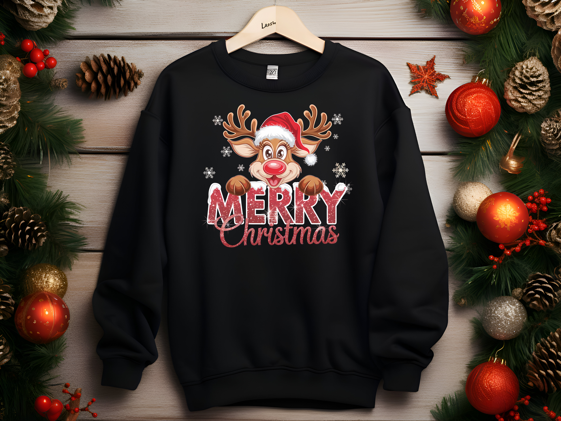 Stay Festive with Our Vintage Rudolph Christmas Sweater.