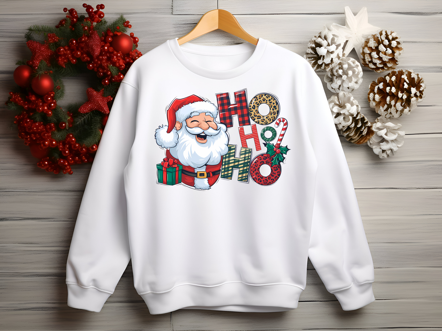 Get Festive with Our Santa "Ho Ho Ho" Sweatshirt