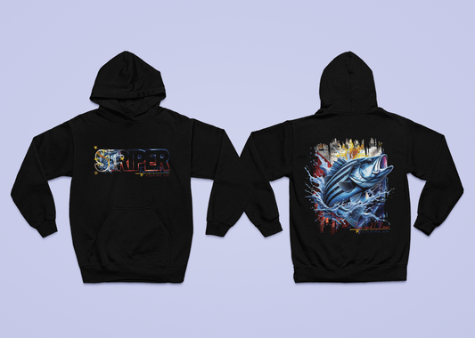 Striper Fin and Claw Fishing Co. Pullover Hoodie
