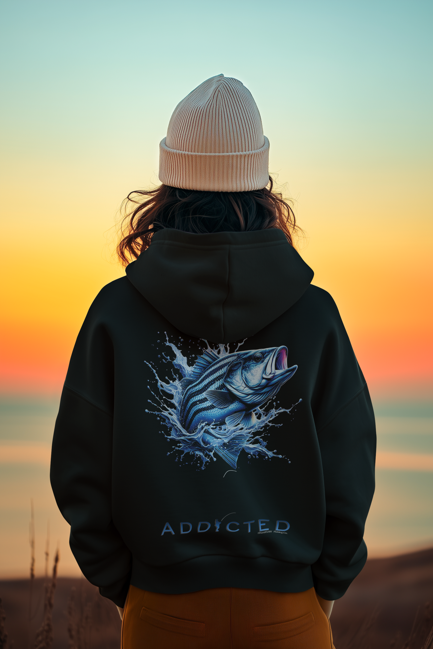 Striped Bass Pullover Hoodie