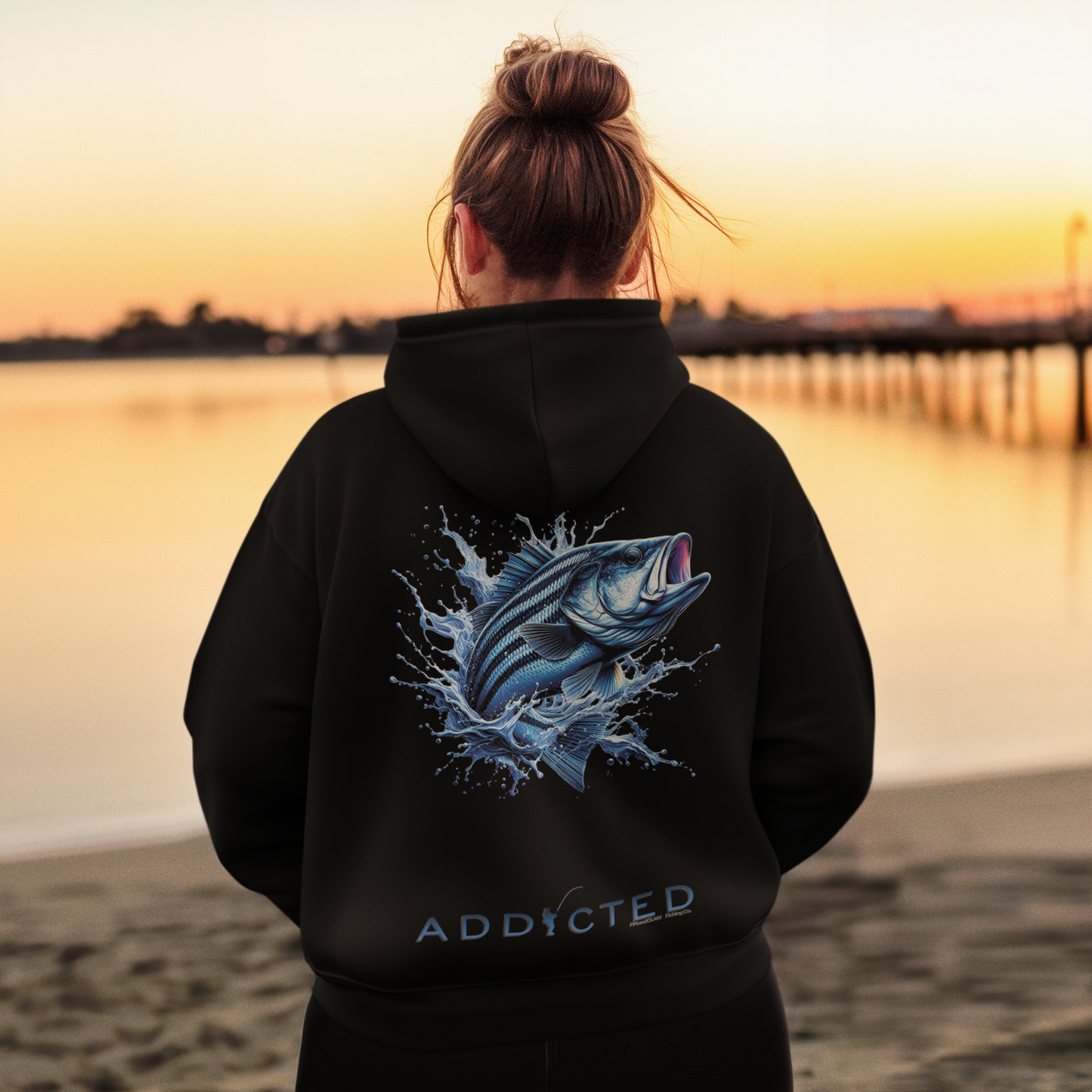 Striped Bass Pullover Hoodie