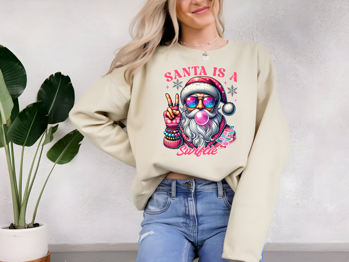 "Swiftie Santa" Sweater – Festive Fun for Every Swiftie