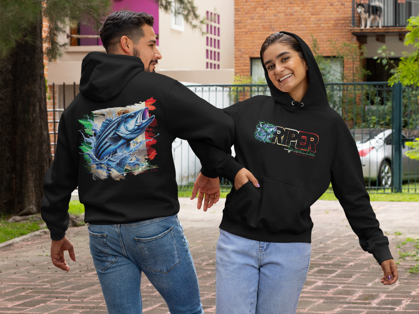 Striper Season Vida Fin and Claw Fishing Co. Pullover Hoodie