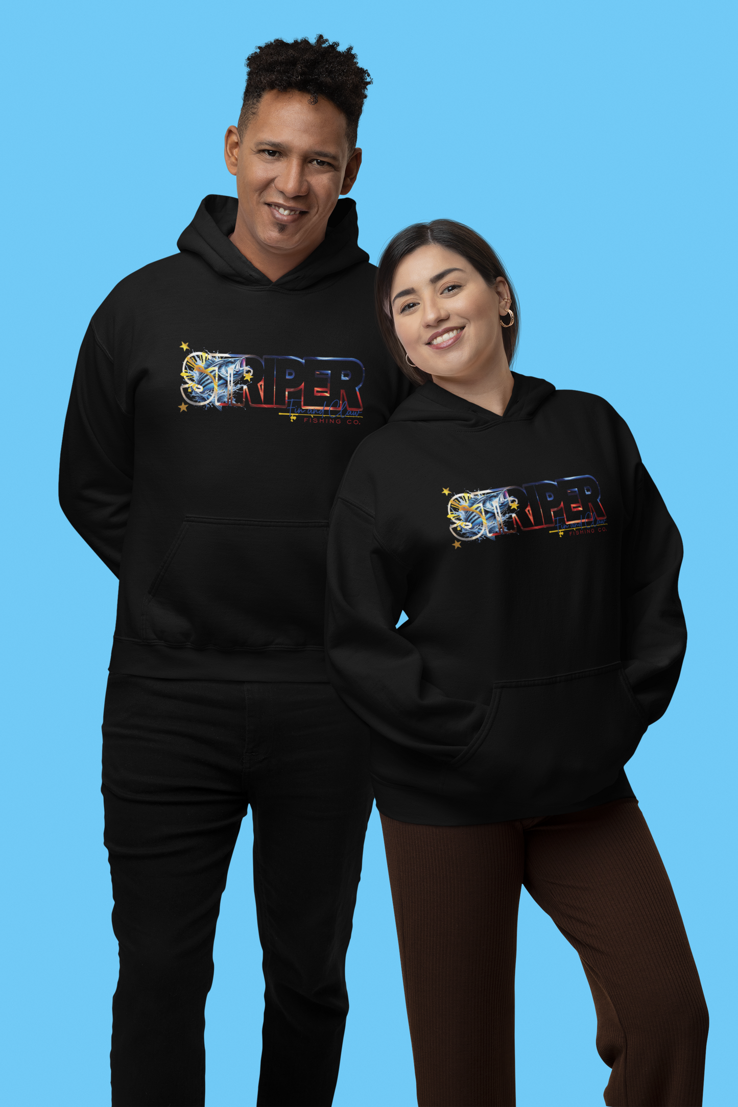 Striper Fin and Claw Fishing Co. Pullover Hoodie