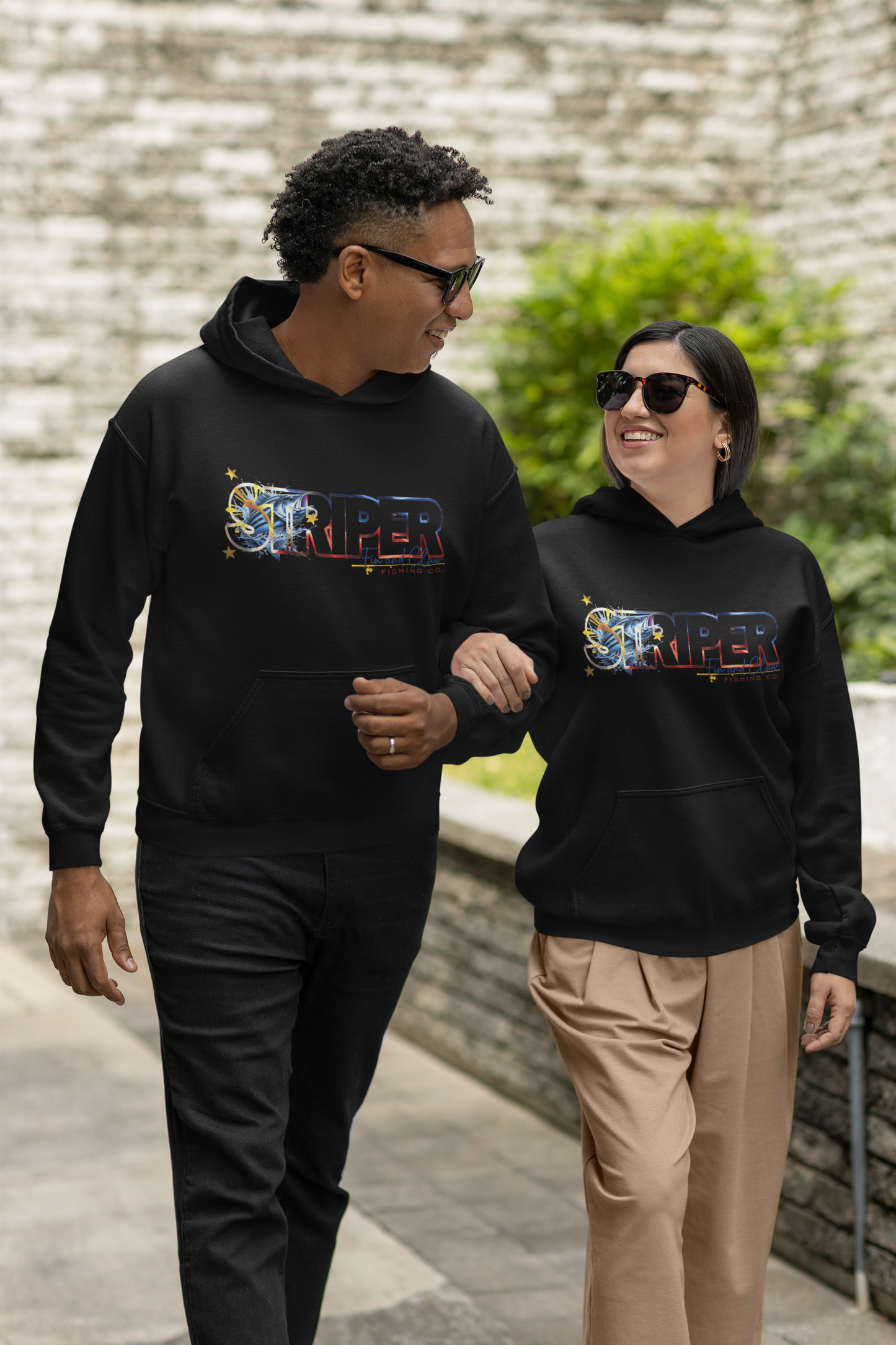 Striper Fin and Claw Fishing Co. Pullover Hoodie