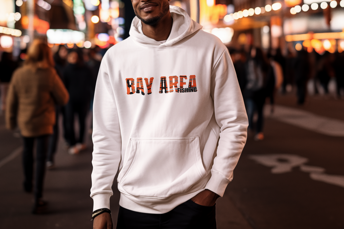Bay Area - Inspired Graphic Fishing Pullover Hoodie