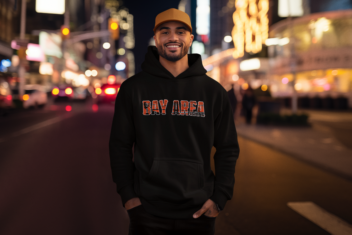 Bay Area - Inspired Graphic Fishing Pullover Hoodie