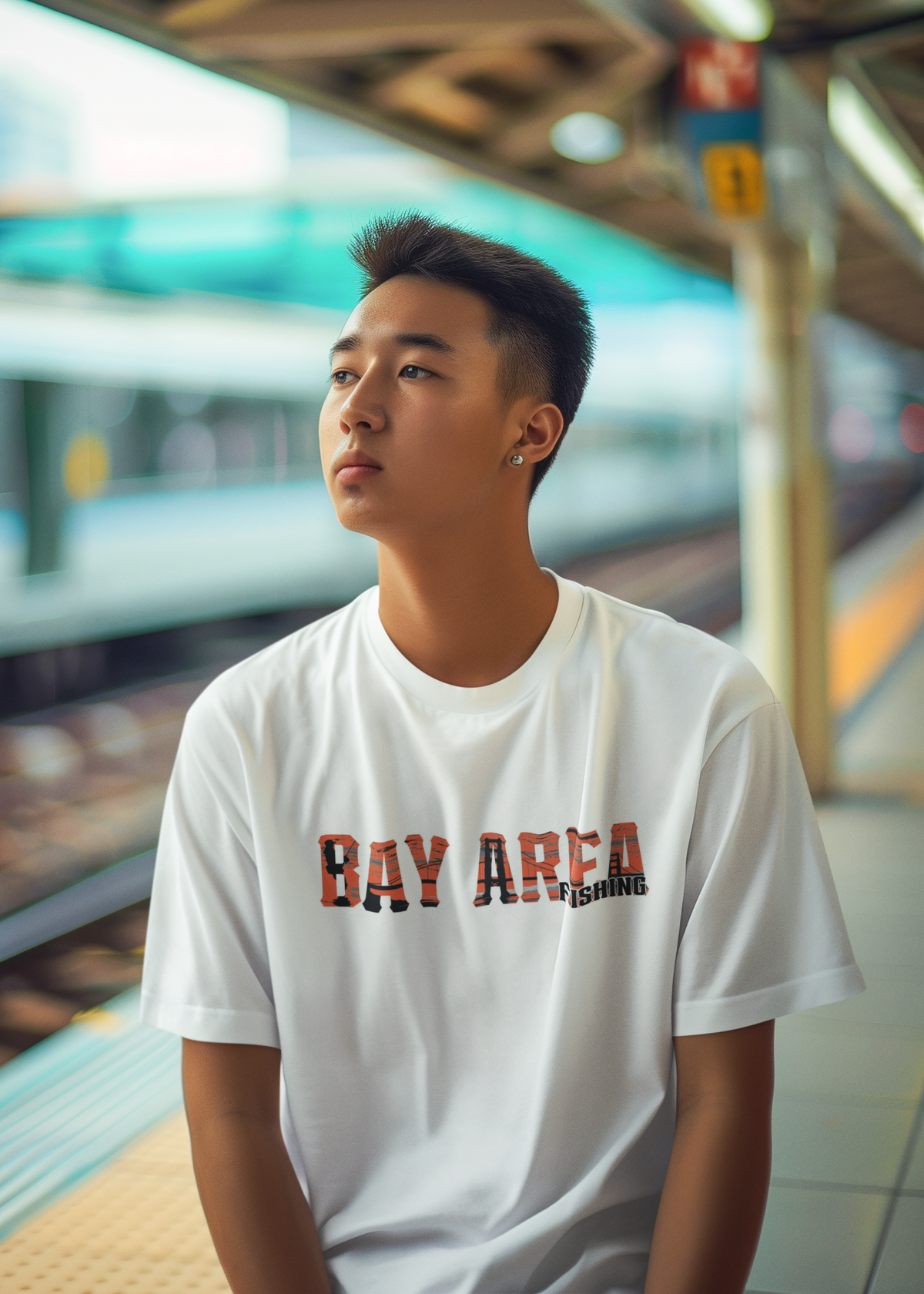 Bay Area Fishing Graphic T-shirt