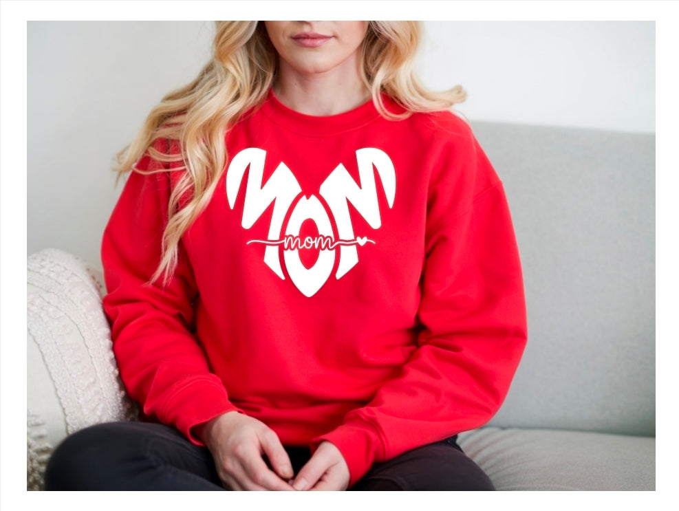 Mom's Love Crewneck Sweatshirt Gift for Mom