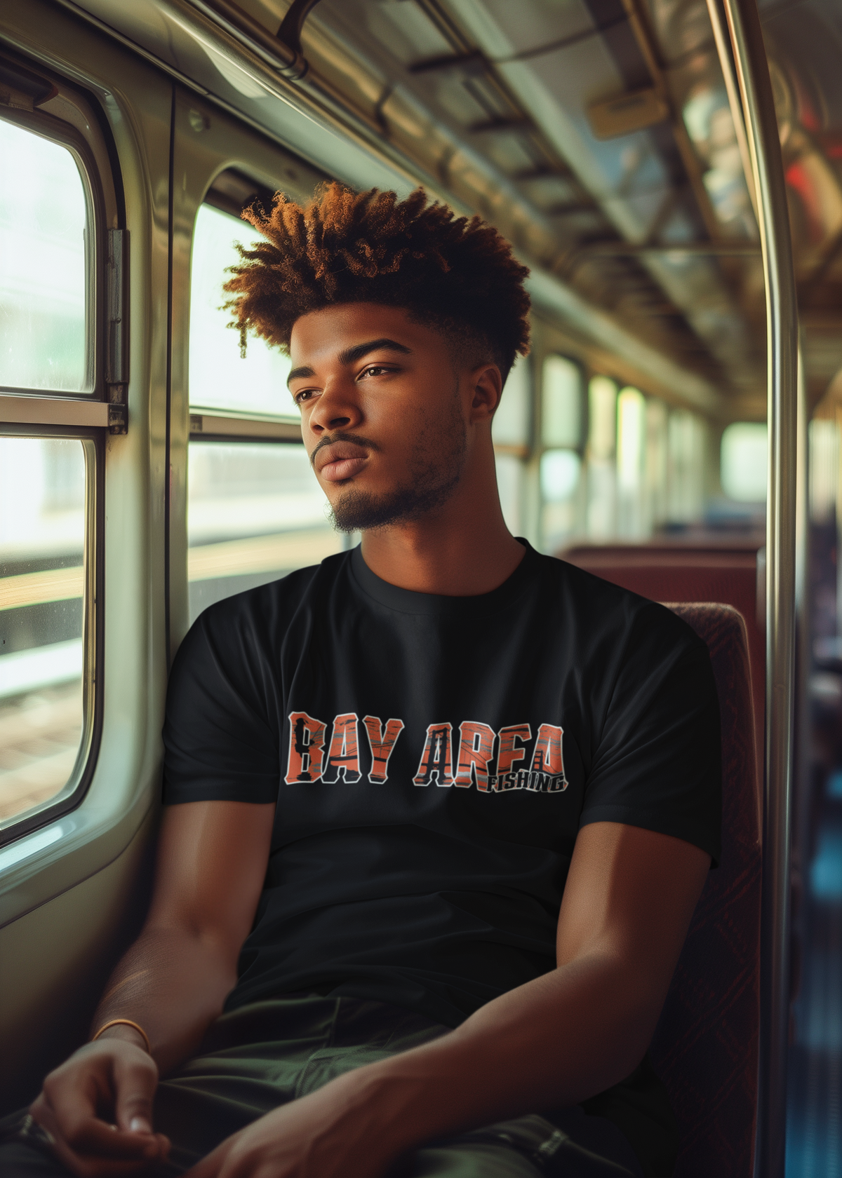 Bay Area Fishing Graphic T-shirt