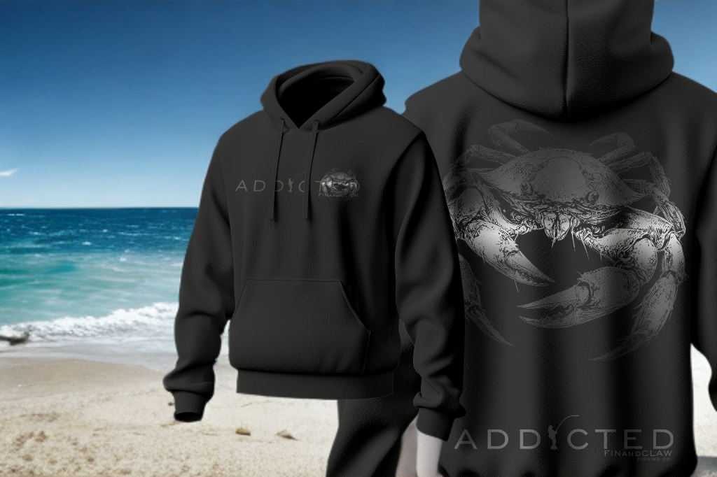 Fishing or Crabbing Pullover Hoodie - Obsession Collection by Fin and Claw Fishing Co.