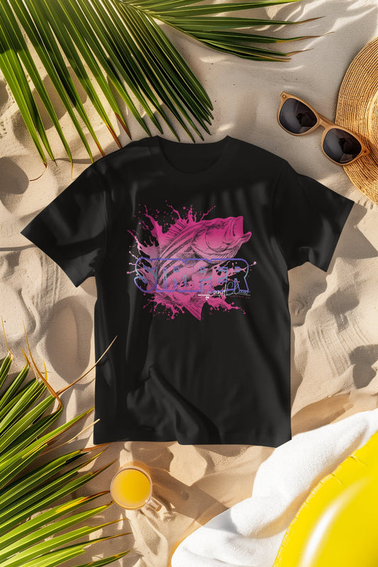 Pink Line Edition Striped Bass T-Shirt