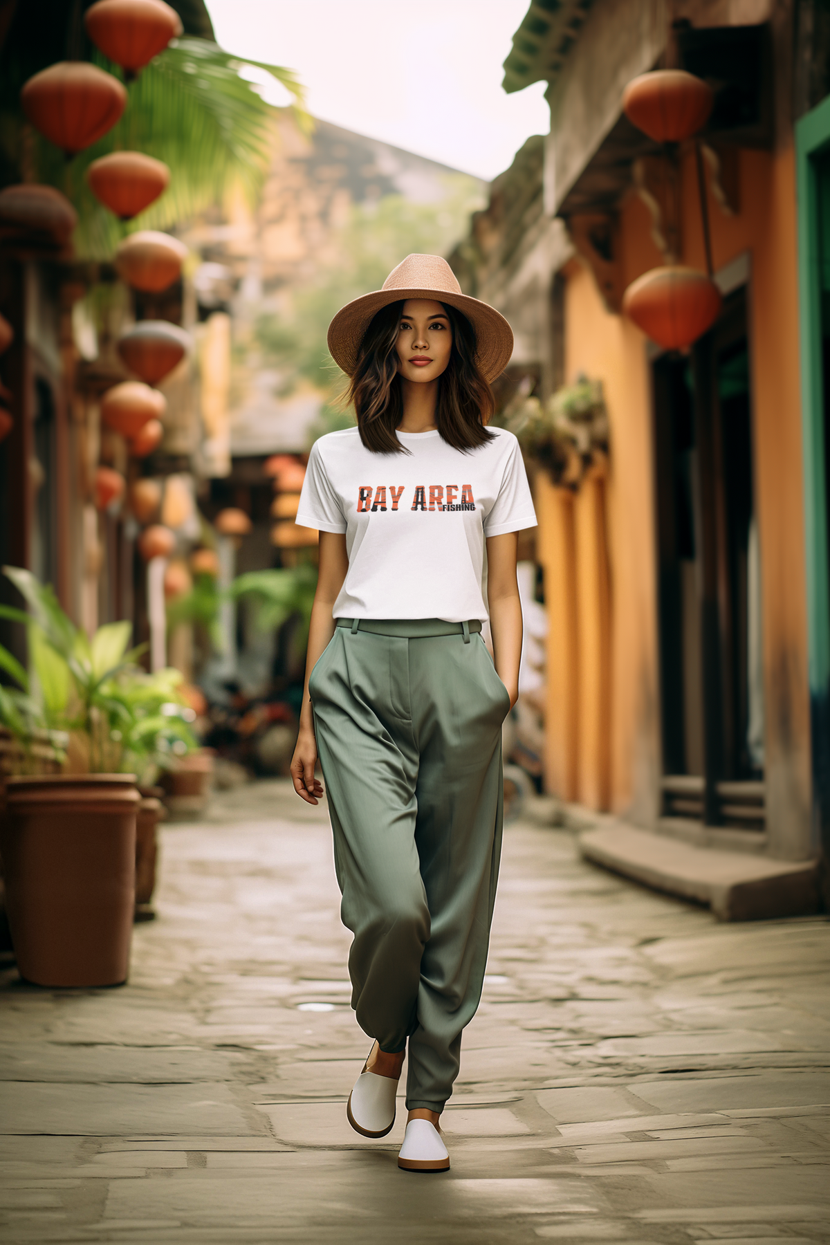 Bay Area Fishing Graphic T-shirt