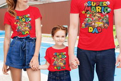 Personalized Super Mario Bros. Birthday Shirt