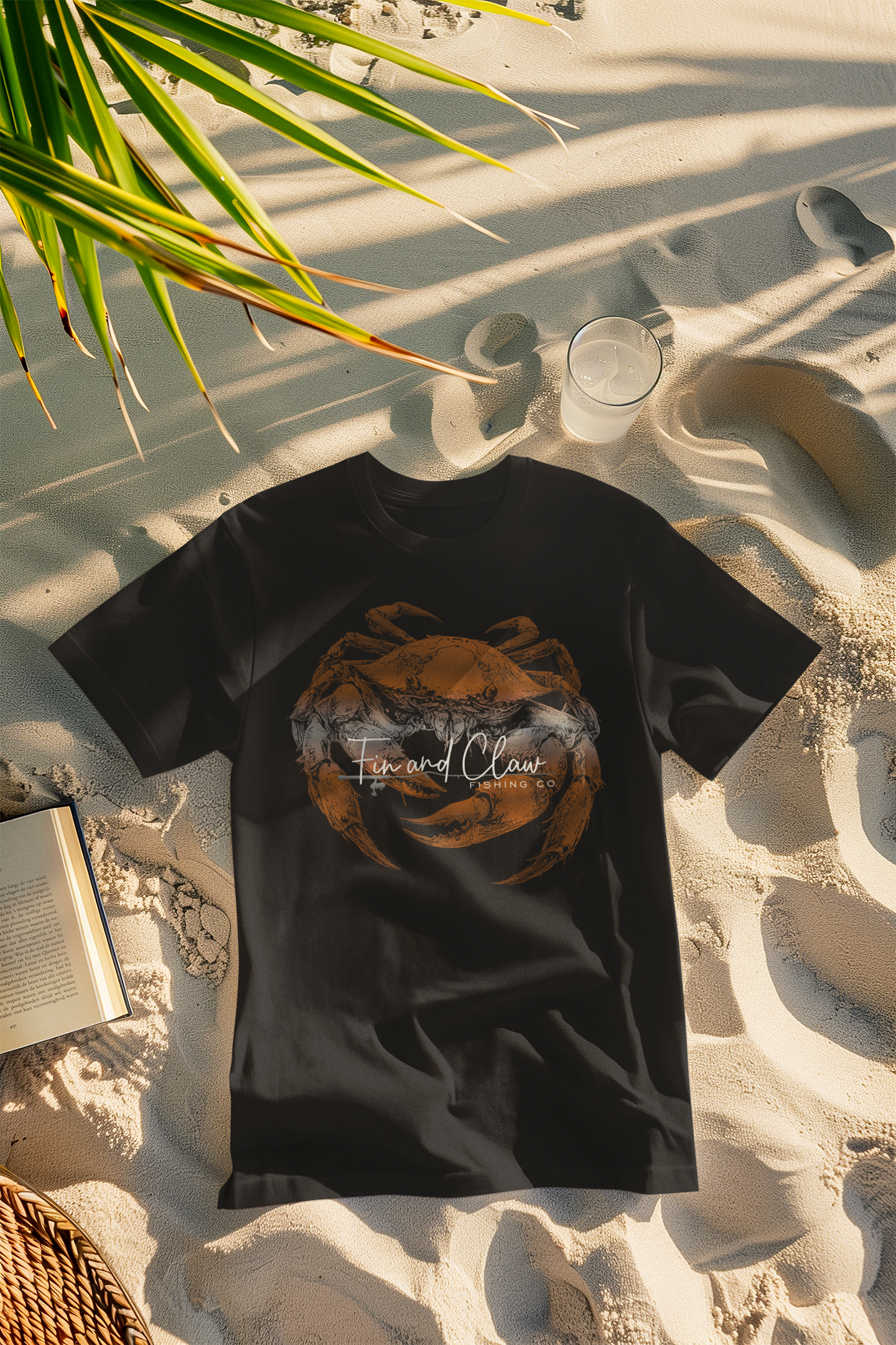 Dungeness Crab Unisex Graphic Shirt for Men and Women, Ocean Sea Life Apparel by Fin and Claw Fishing Co..