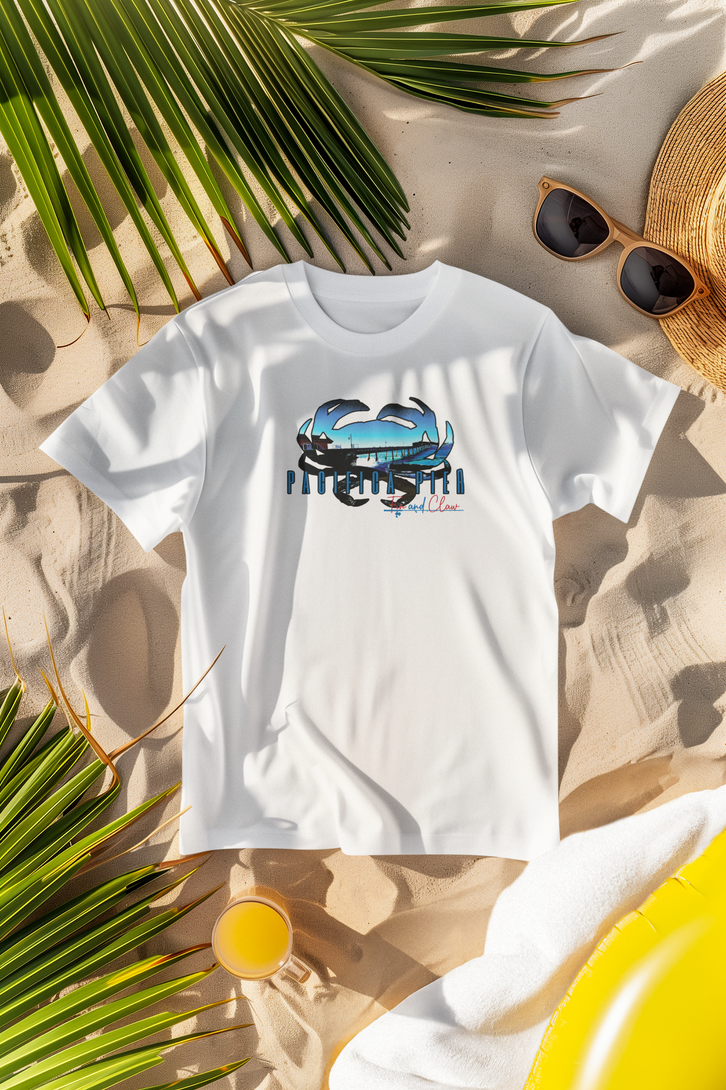 Pacifica Pier T-shirt by FIn and Claw Fishing Co.