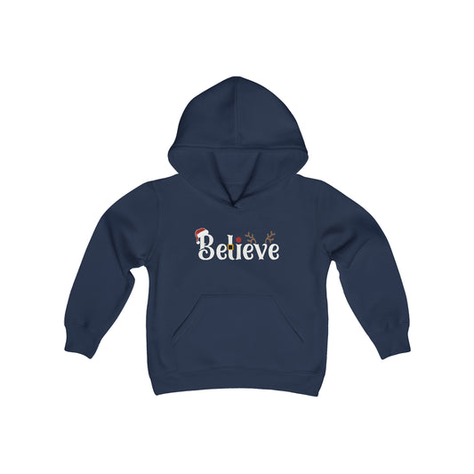 Believe Christmas Hooded Sweatshirt for Kids