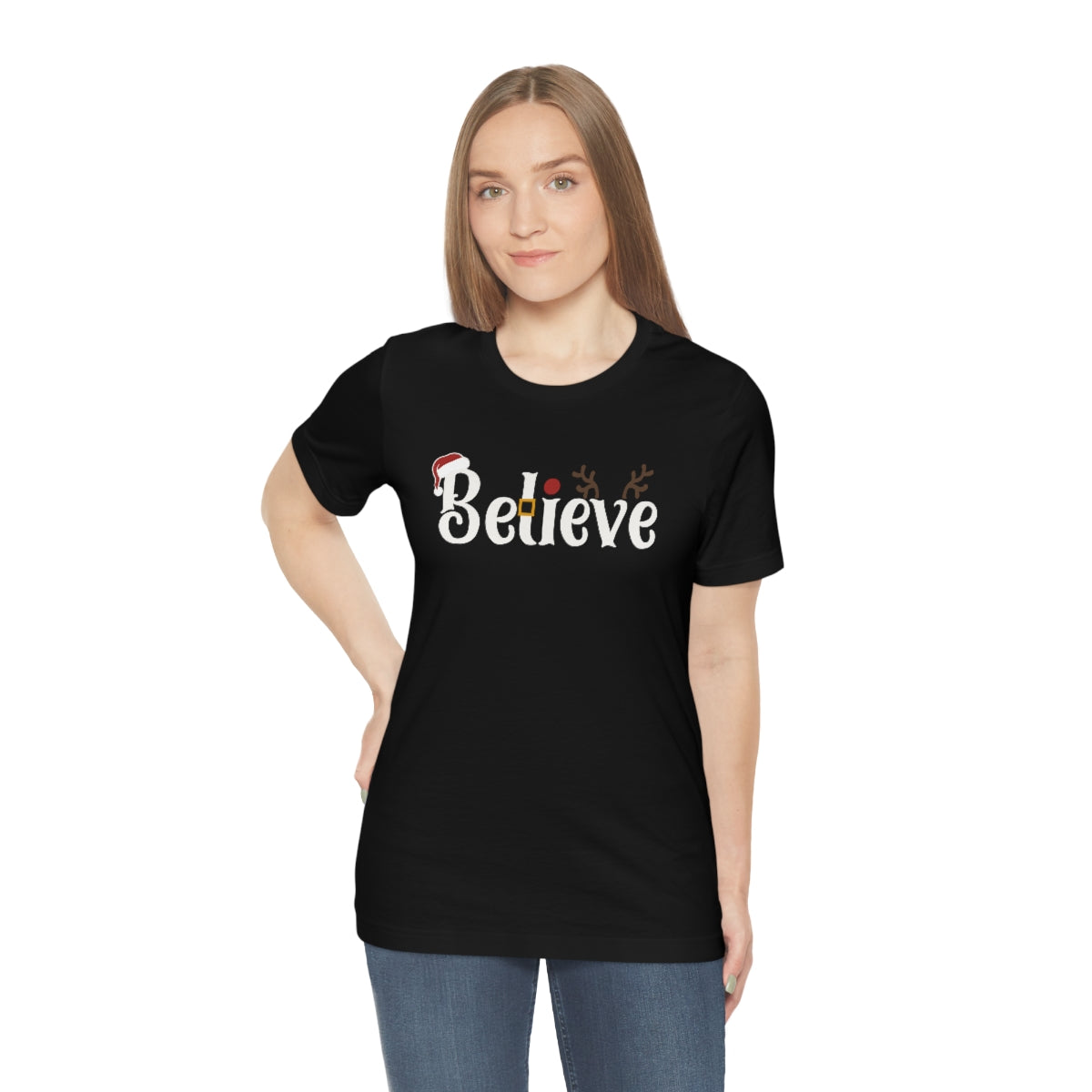 Believe Christmas T-shirt for Men and Women - Best Santa Christmas Tee