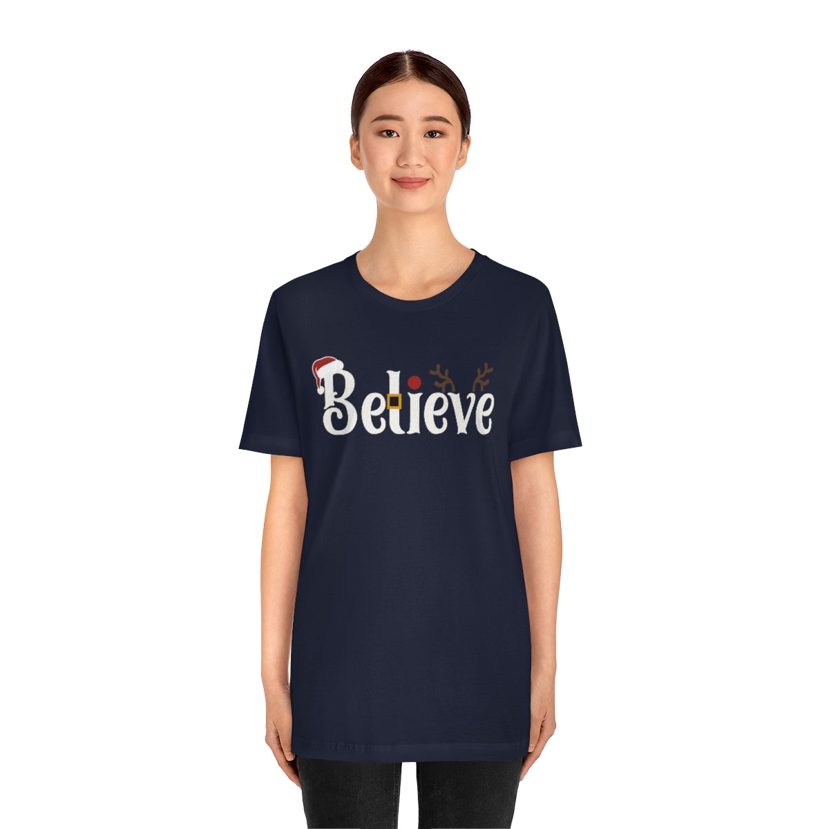 Believe Christmas T-shirt for Men and Women - Best Santa Christmas Tee