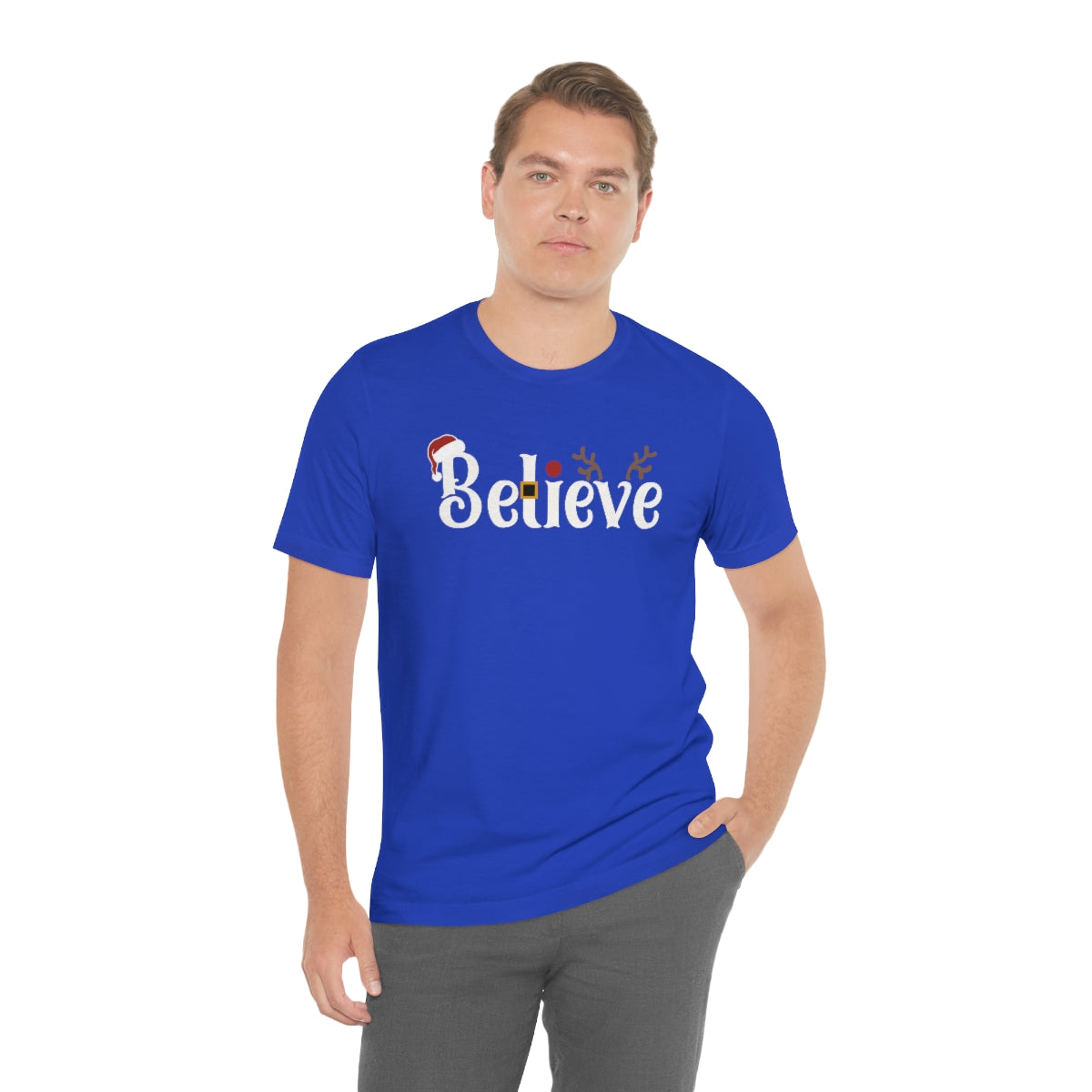 Believe Christmas T-shirt for Men and Women - Best Santa Christmas Tee