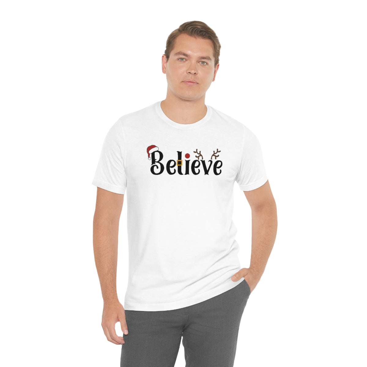 Believe Christmas T-shirt for Men and Women - Best Santa Christmas Tee