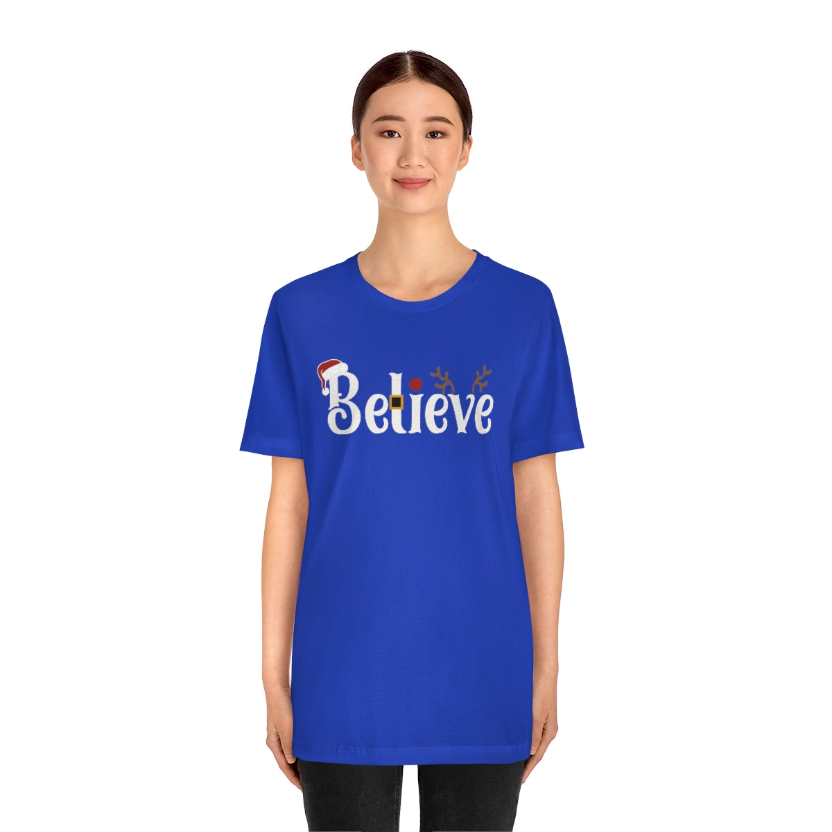 Believe Christmas T-shirt for Men and Women - Best Santa Christmas Tee