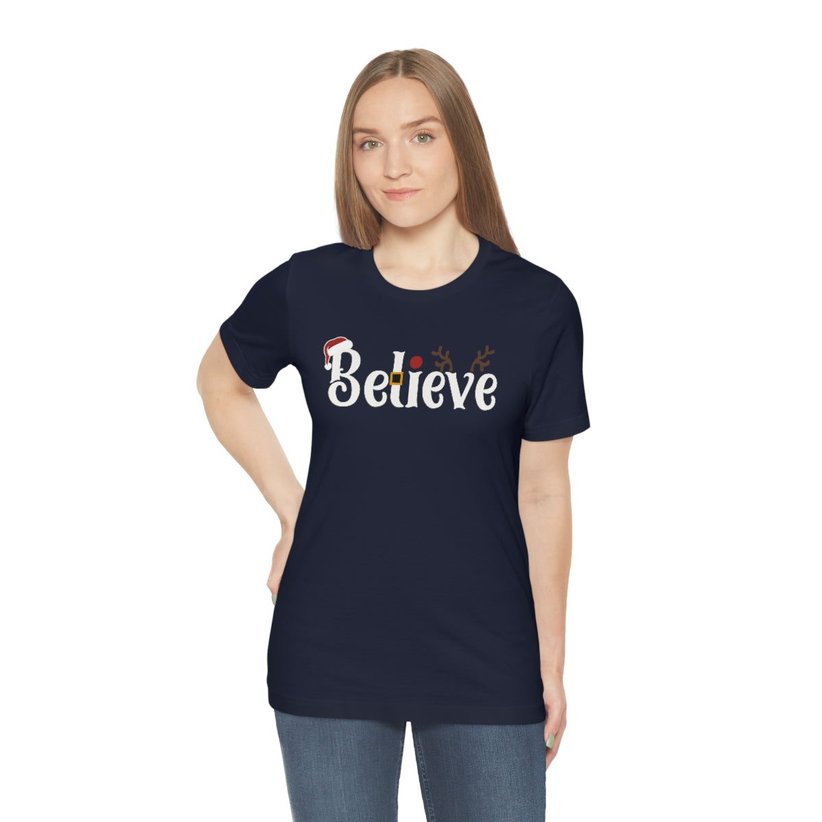 Believe Christmas T-shirt for Men and Women - Best Santa Christmas Tee