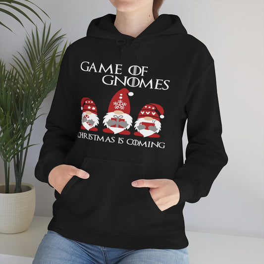 Game of Gnomes, Christmas is Coming, Hooded Sweatshirt, Unisex Hoodie, Funny Christmas, Christmas Gift, Gnomes, Game of Thrones