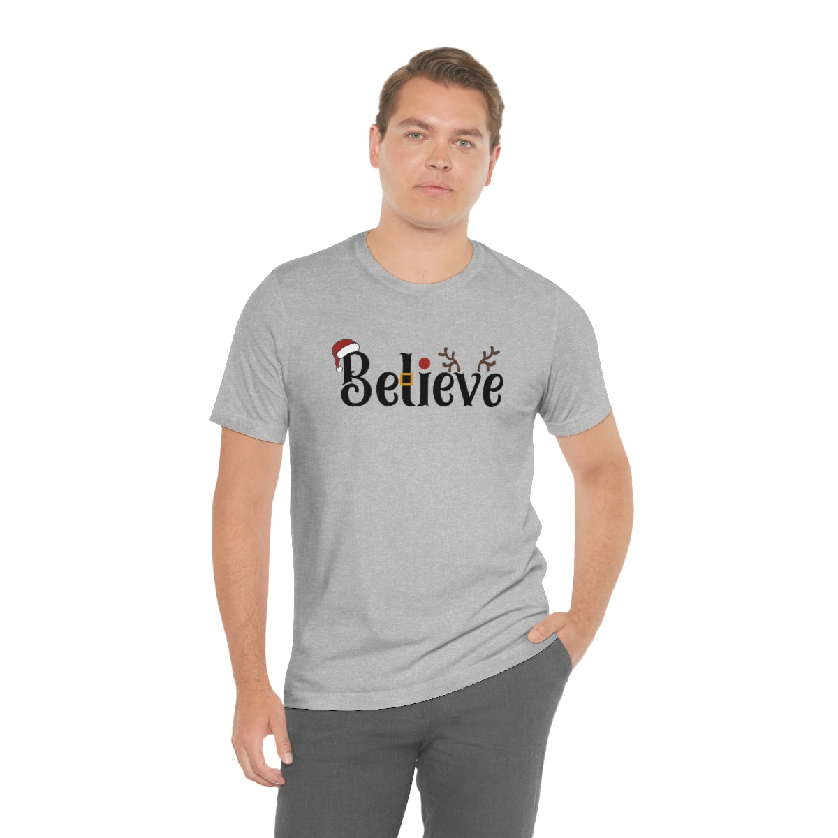 Believe Christmas T-shirt for Men and Women - Best Santa Christmas Tee