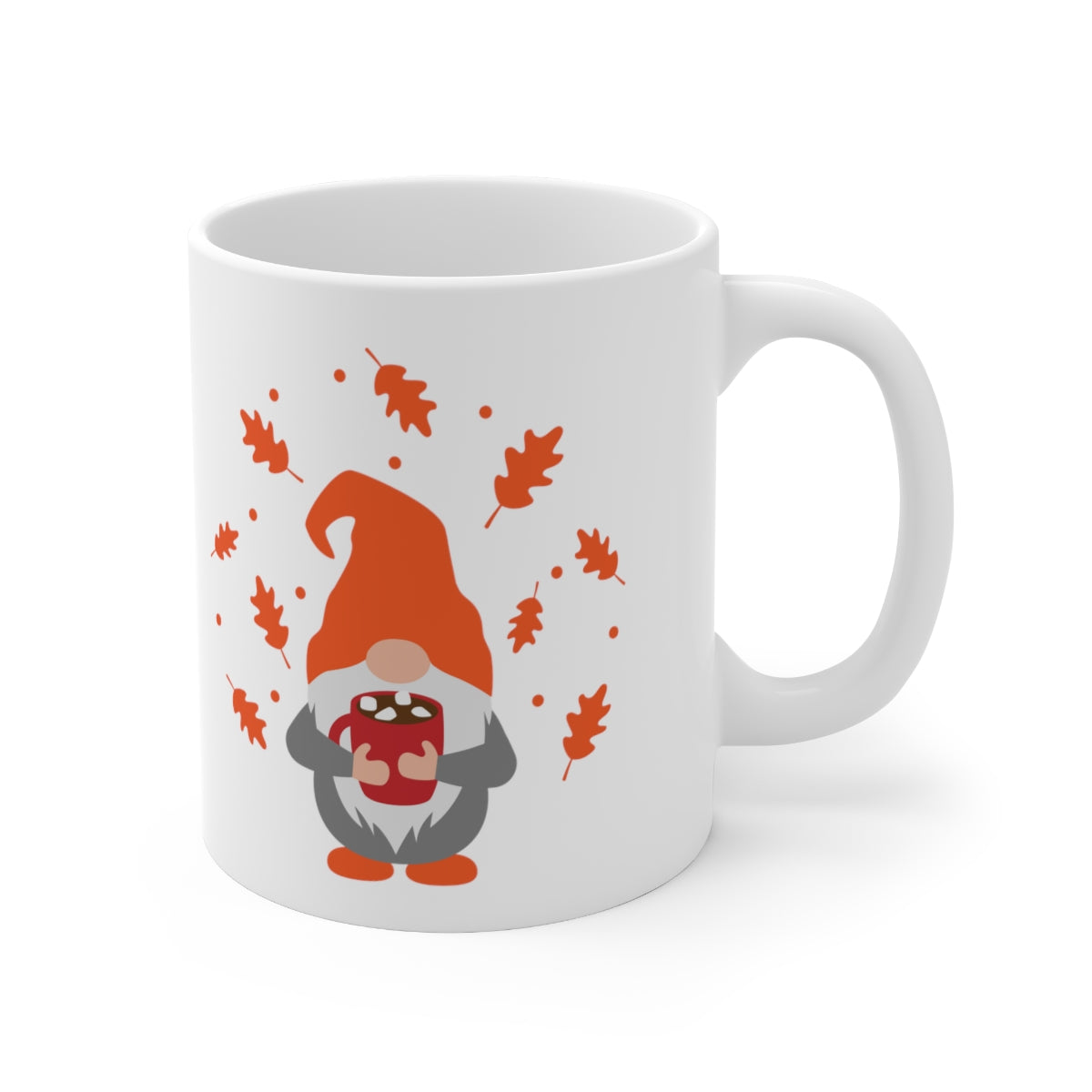 Autumn Gnome Ceramic Mug 11oz