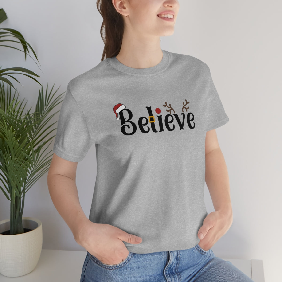 Believe Christmas T-shirt for Men and Women - Best Santa Christmas Tee