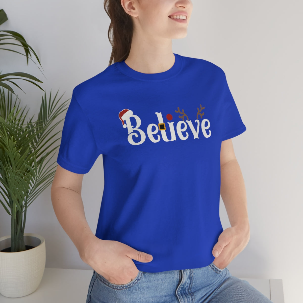 Believe Christmas T-shirt for Men and Women - Best Santa Christmas Tee