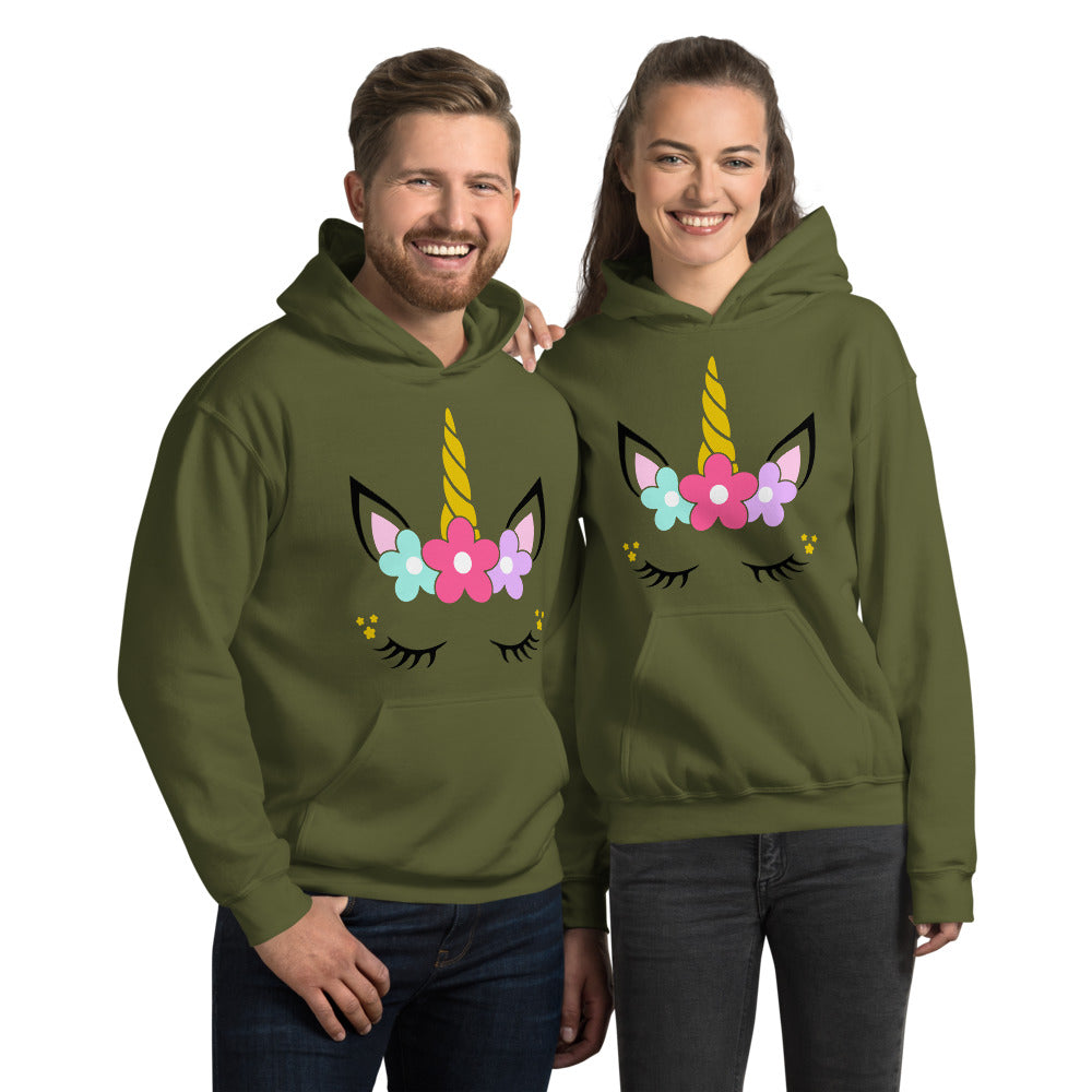 Unicorn Pullover Sweatshirt Hoodie for Men and Women